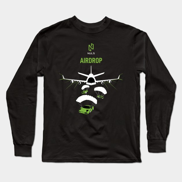 NULS Airdrop Long Sleeve T-Shirt by NalexNuls